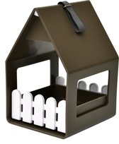 emsa vogelvoeder LANDHAUS, plastic, gerookt bruin