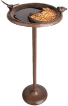 Esschert Design Vogelbad/voederhuisje 24.2x24.2x57.5 cm FB116