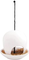 Esschert Design Vogelvoederhuisje Wit - 19 x 19 x 18 cm