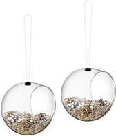 Eva Solo Vogelvoederhuisje Mini Bird Set van 2 - Transparant