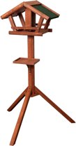 Flamingo Vogelvoederhuisje Runa - Bruin - 46 x 30 x 121cm