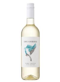 De Dreambird Pinot Grigio is een frisse en fruitige witte wijn met aroma's van appel en meloen, gemaakt van 100% Pinot Grigio